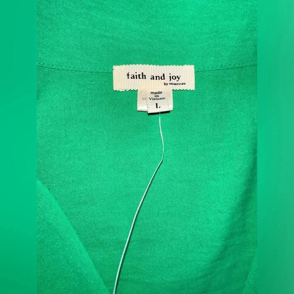 Faith & Joy Two Piece Set - Top & Trousers Pants Size L - NWOT - Picture 4 of 12